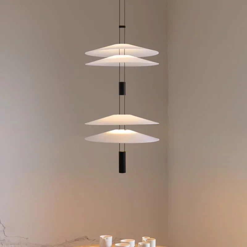 Modern Pendant Light Minimalist Circular Hanging Lamp for Living Room Dining Room Bar Dining Table Decorative Lighting Fixtures