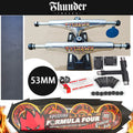 THUNDER Skateboard Trucks 147 Size for 8 Inch Decks, Plus Pro Chrome Steel BNS Bearings Grip Tape Skateboards and SF Wheels