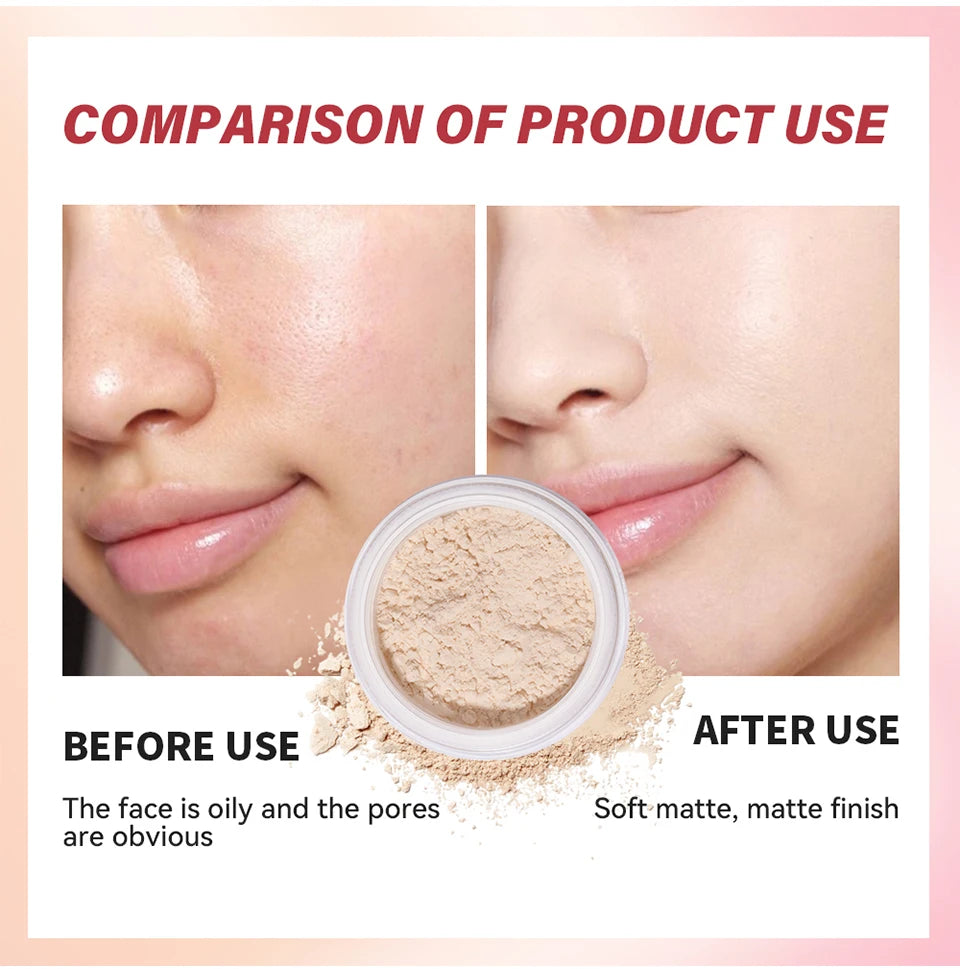 Makeup Fixation Setting Powder Ultimate Blurring Effect Soft Matte Oil Control Pore Modification Perfect Finish All Day Wear