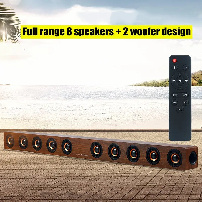 Home Theater Wireless Bluetooth Speaker TV Speakers For TV Computers with remote control TF AUX U-Disk Fm Radio Sound System Box