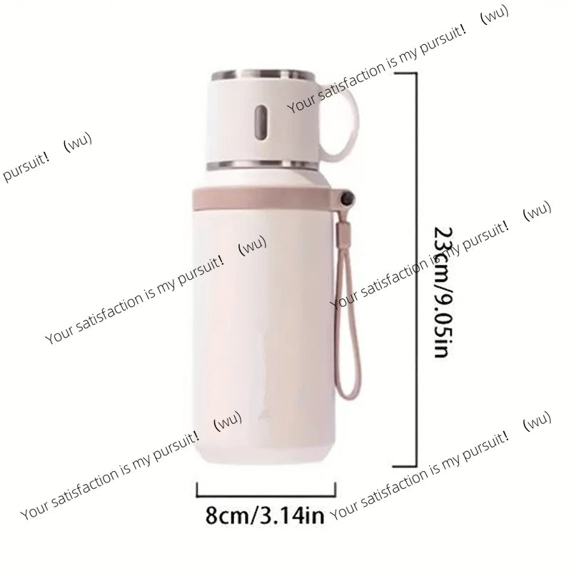 600Ml, stainless steel coffee cup, travel thermos cup, leak-proof