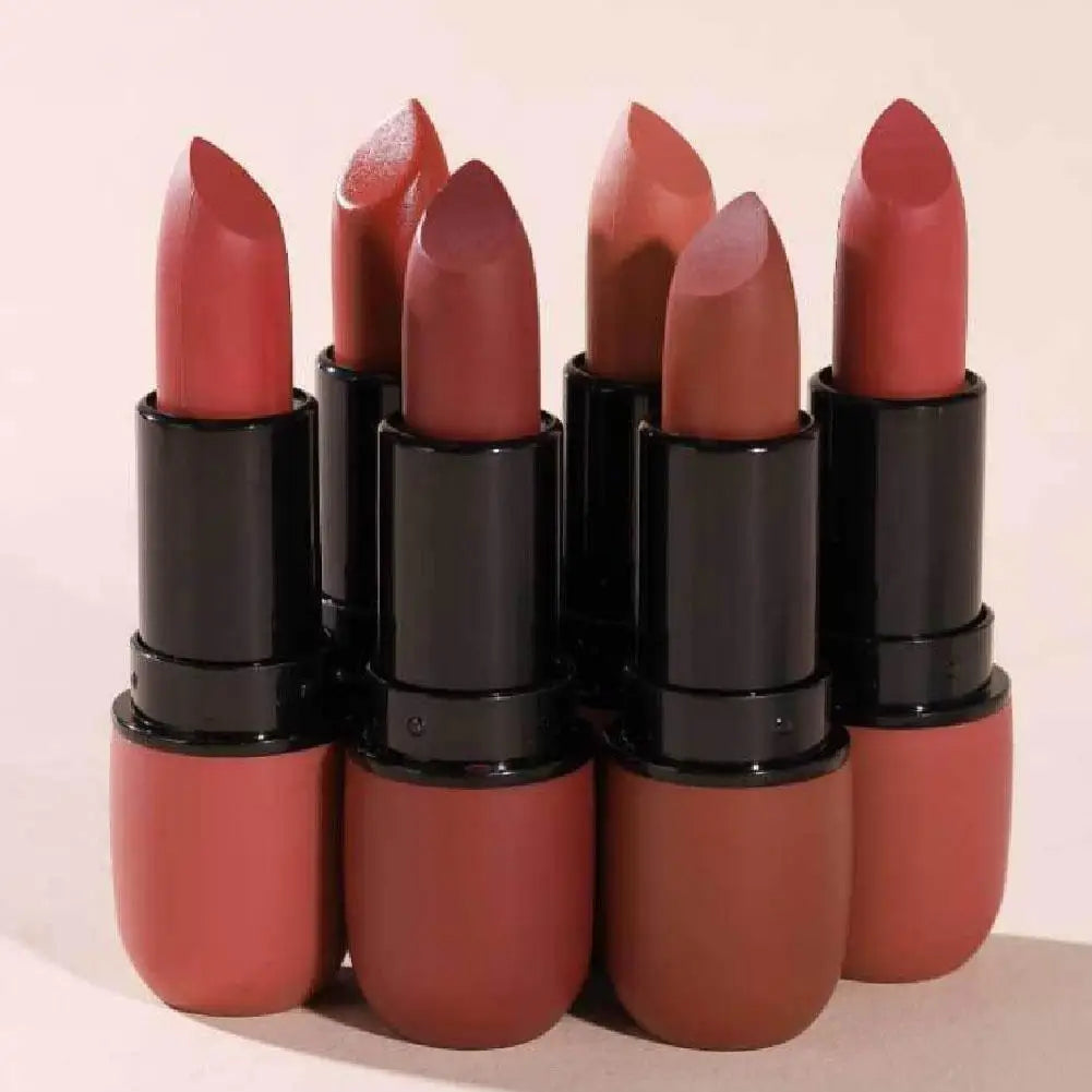 Velvet Matte Lipstick Matte Soft Hydrate Glossy Lipstick Long-Lasting Waterproof Lip Gloss High Pigmented Lip Stick Stain Makeup