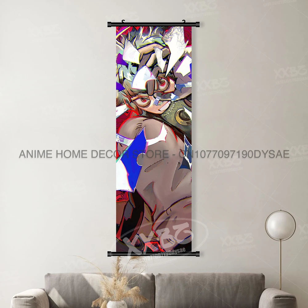 Canvas Home Decoration Poster For Anime Gachiakuta Character Print Scrolls Pictures Wall Art Hanging Painting Bedside Background