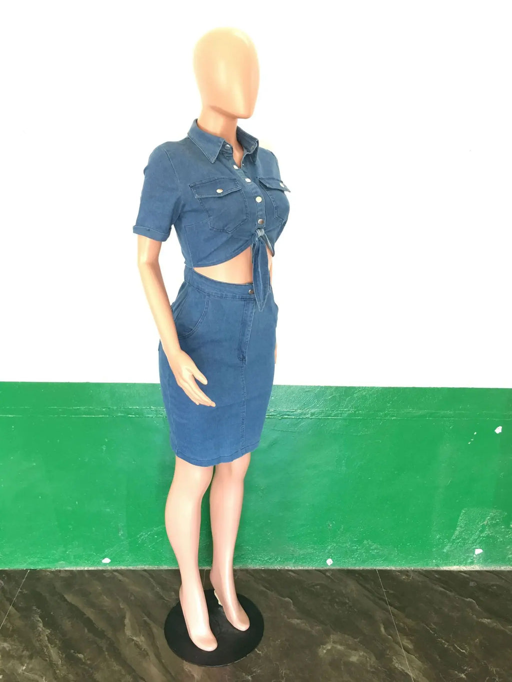 Bodycon Dress Women Denim Dresses Mom Jeans Short Sleeve Mim High Waist Vestidos Sexy Streetwear Elegant Y2k Party Club 2025