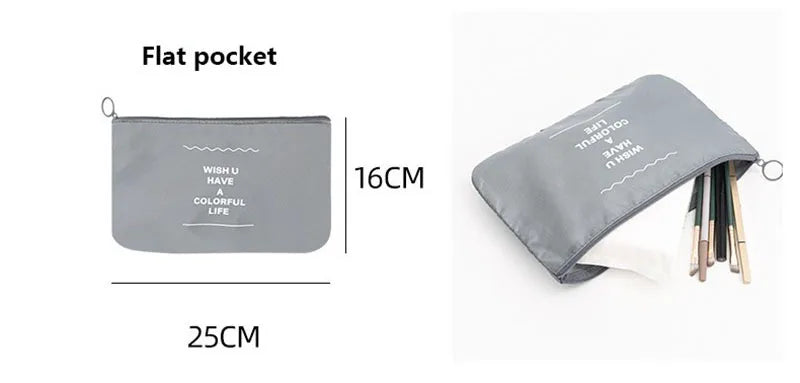 11Pcs Travel Packing Cubes Set Waterproof Luggage Organizer Drawstring Storage Bags for Clothes Shoes Underwear Cosmetic