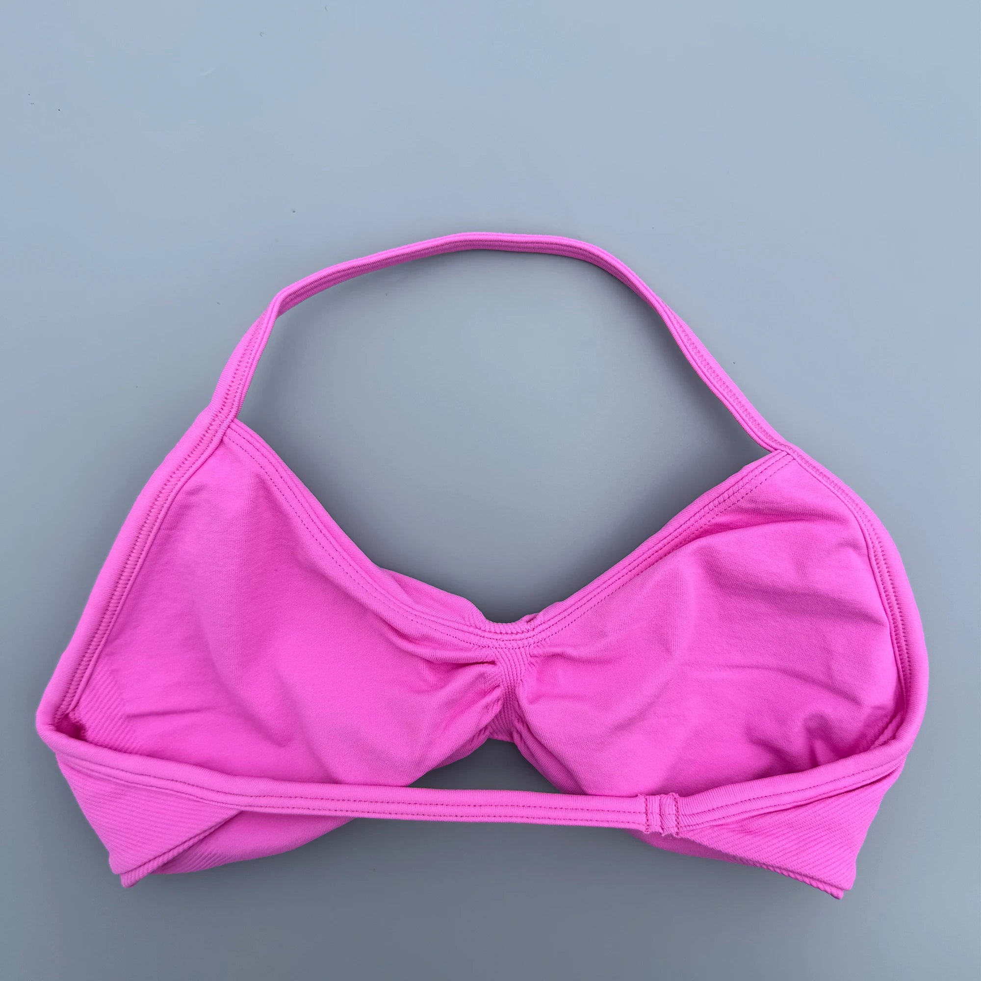 Sports Strappy Bra Yoga Underwear Women Gym Crop Top Running Exercise Backless Bra Support ActiveWear Fitness Workout Halter