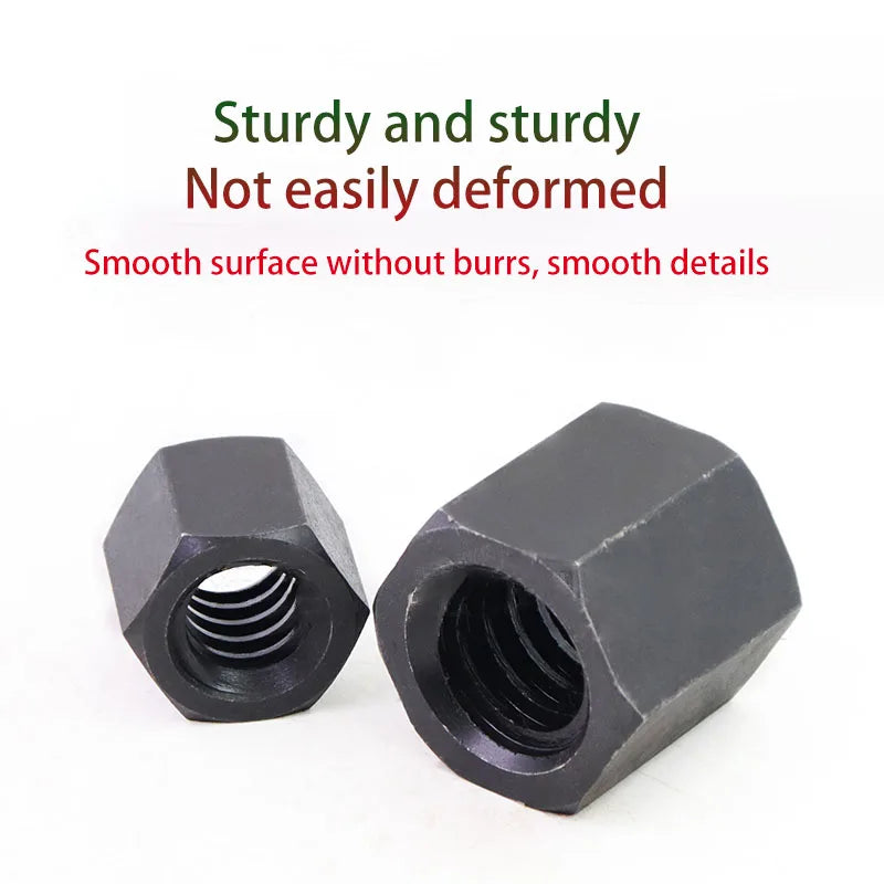 T12-T45 Trapezoidal Lead Screw Left/Right Rotary Thread Hex Nut CNC Machine 3D Printer Linear Shaft Carbon Steel ACME Thread