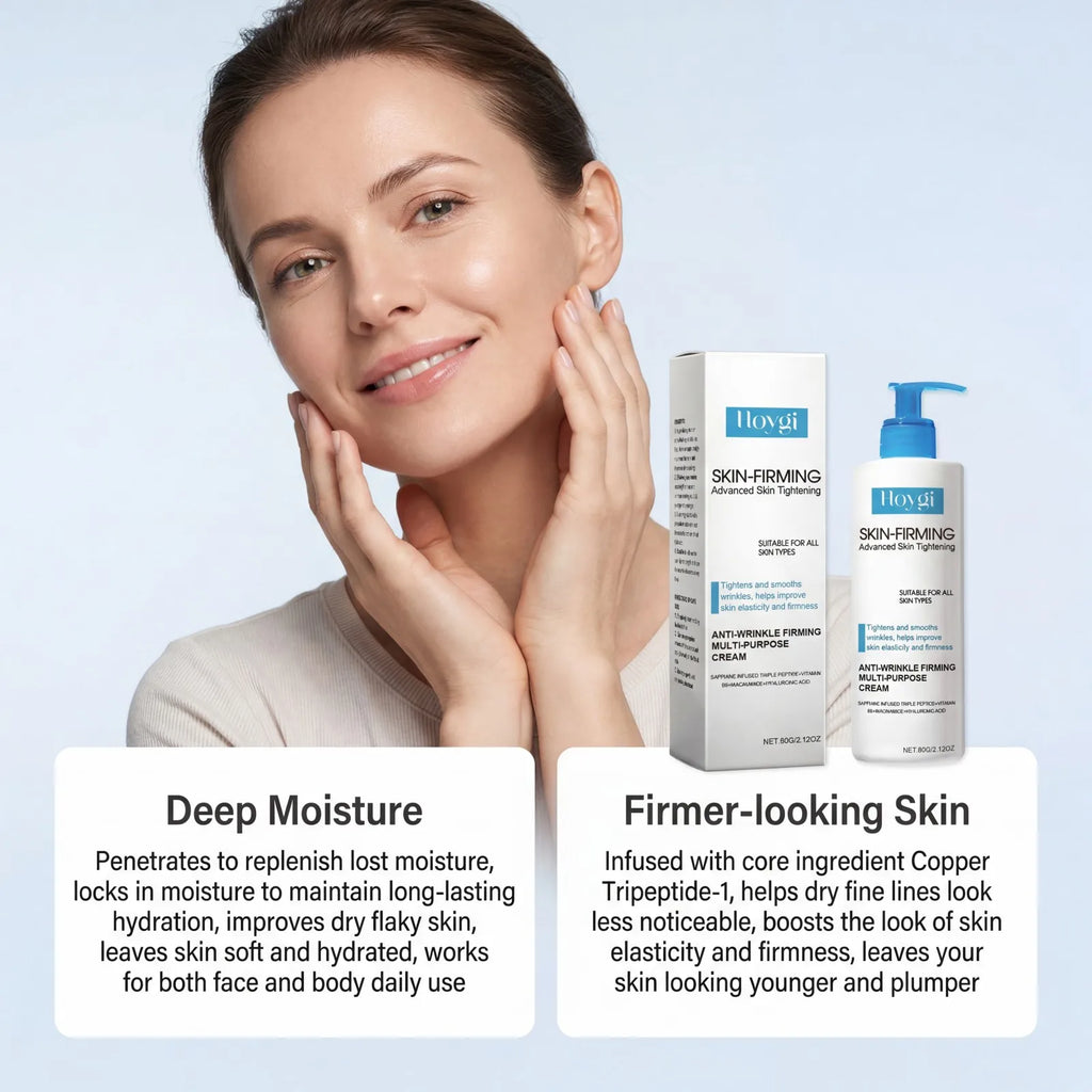 Hoygi Skin Firming Essence Lotion Body Cream Copper Peptide Niacinamide Hydrating Brightening Anti Wrinkle Face Body 60g