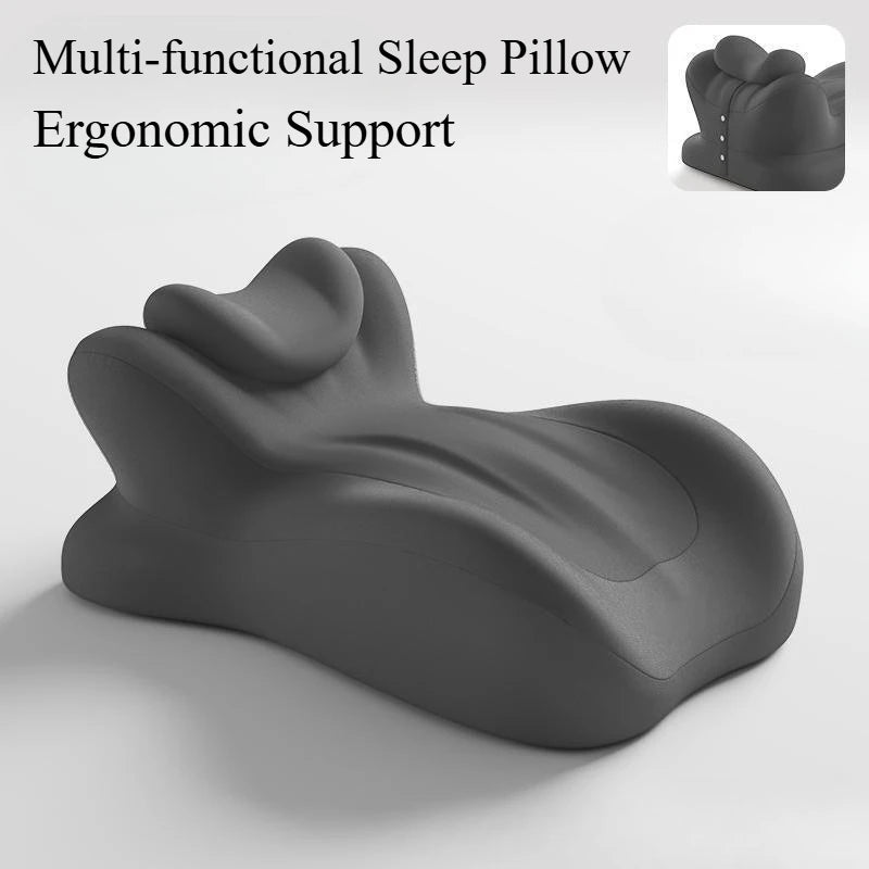Multi-functional Memory Foam Pillow Ergonomic Support Wedge Shape Pillow Neck Leg Rest Reading Phone Use Pain Relief