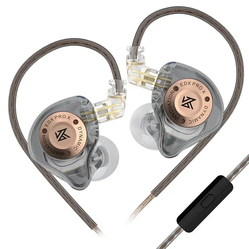 KZ EDX PRO X Dynamic Drive Earphone HIFI Bass Earbud DJ Sport Music Cancelling Headsets 2PIN Cable KZ ZSTX ZSN PRO X EDC EDA ZVX