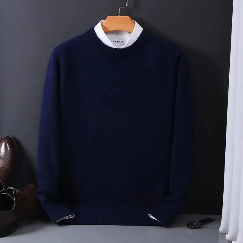 Cashmere Cashmere Sweater Men 2025 Autumn Winter Jersey Jumper Robe Hombre Pull Homme Hiver Pullover Men O-neck Knitted Sweaters