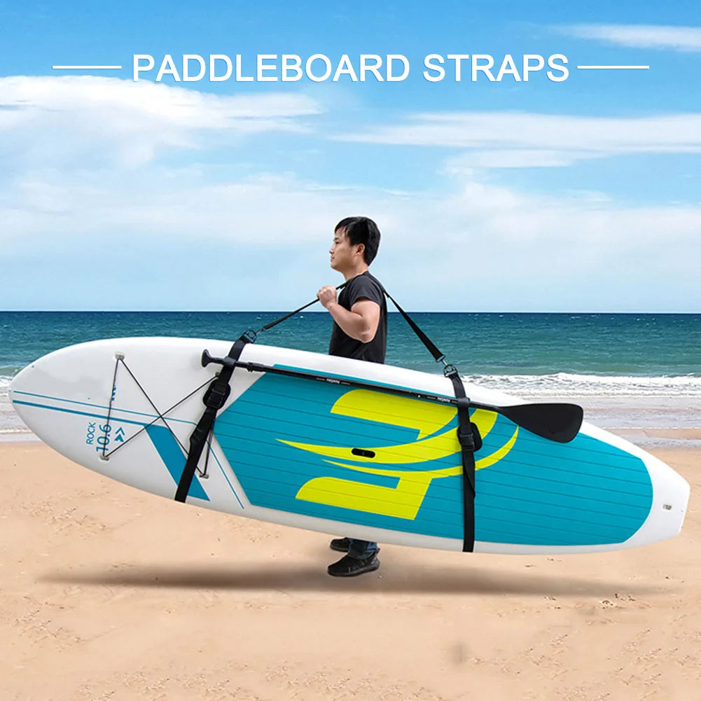 Surfboard Shoulder Strap Adjustable Stand Up Surf Paddle Board Strap Sups Board Carrier Accessories Portable Paddle Board Sling