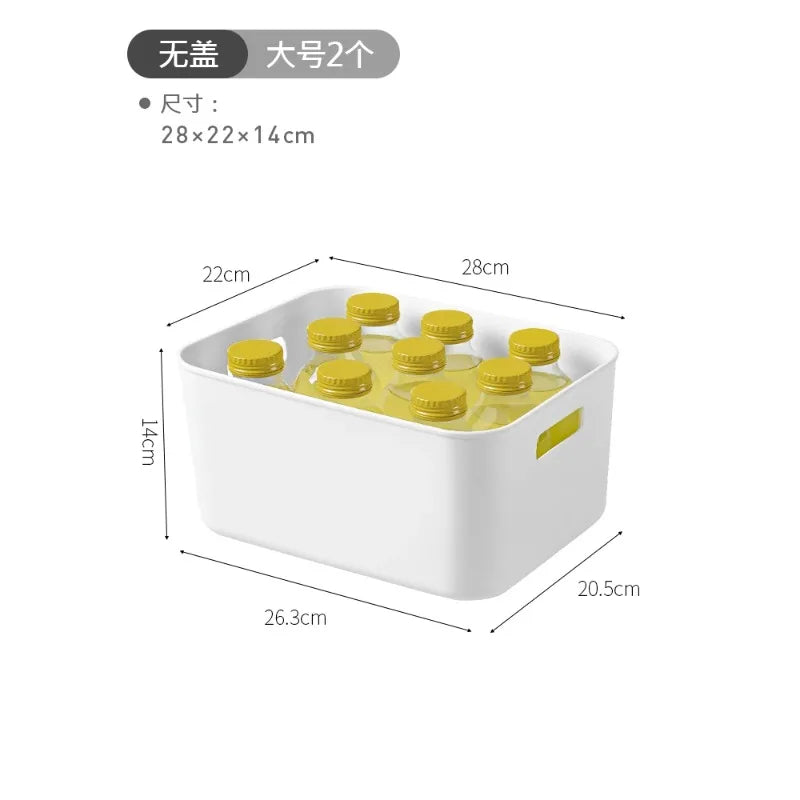 Elegant Japanese-Inspired Kitchen Organizer Multi-Compartment Drawer Storage Convenient Snack Basket for Home Use