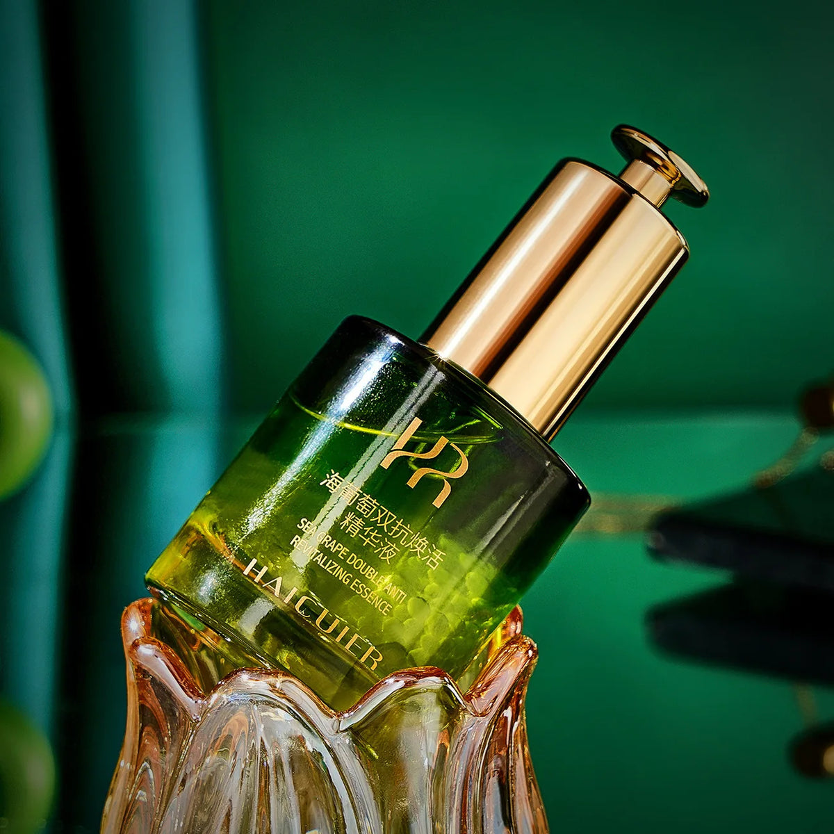 Sea Grape Collagen Peptide Double Anti Revitalizing Essence Oil Skin Care Moisturizing Brighten Anti-Aging Firming Face Serum