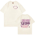 Funny Muscle Mommy Weightlifting T Shirt Gym Men Women Fashion Harajuku Retro T-shirts Summer 100% Cotton Oversized T-shirt Tops