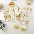Spring Autumn Children's Clothing Sets Cartoon Sleepwear Clothes Kids Pajamas Set Baby Girls Cotton Pyjamas