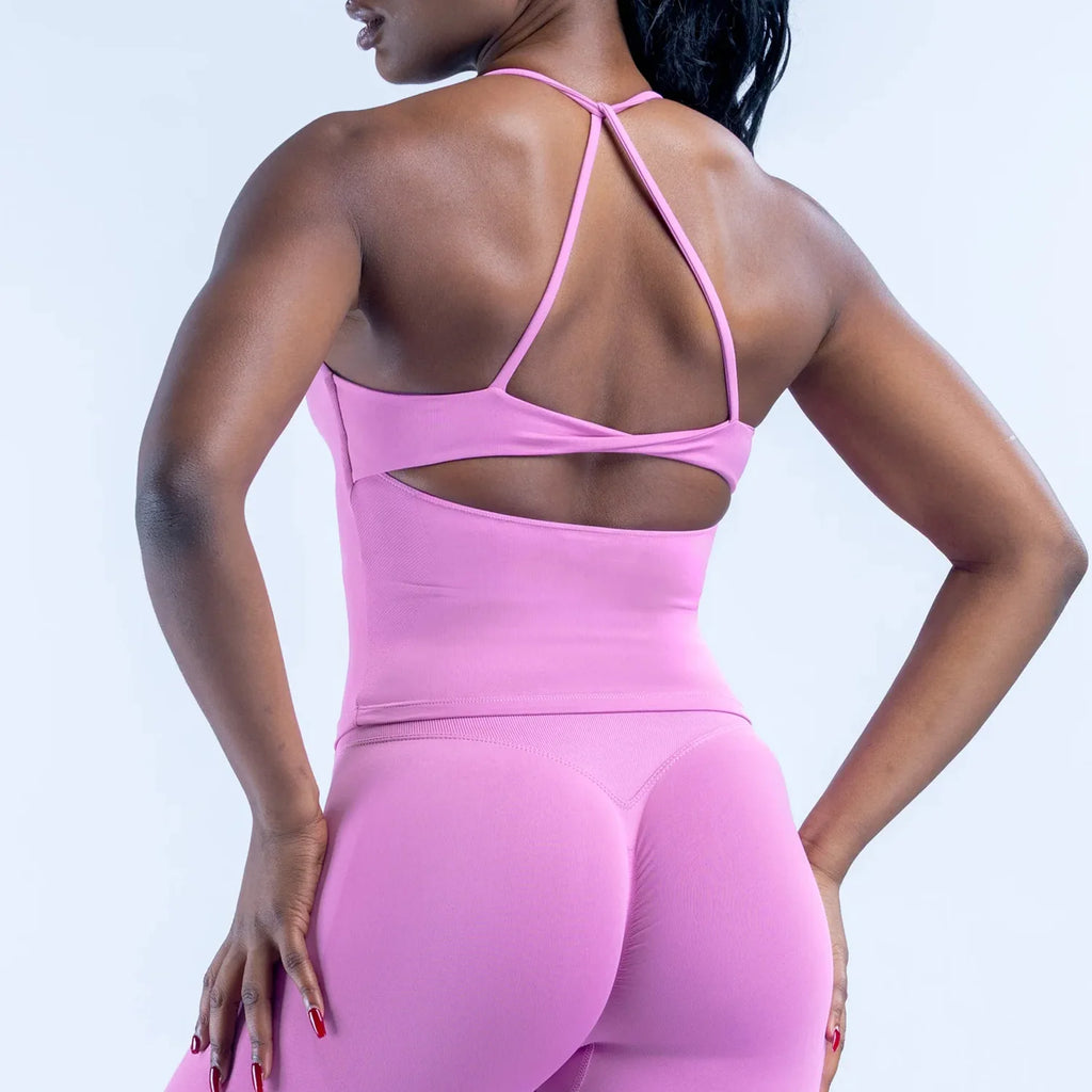 Sexy Women Sports Vest Soft Comfortable Sleeveless Tank Top Breathable Stretchy Gym Running Yoga Fitness Workout Tops