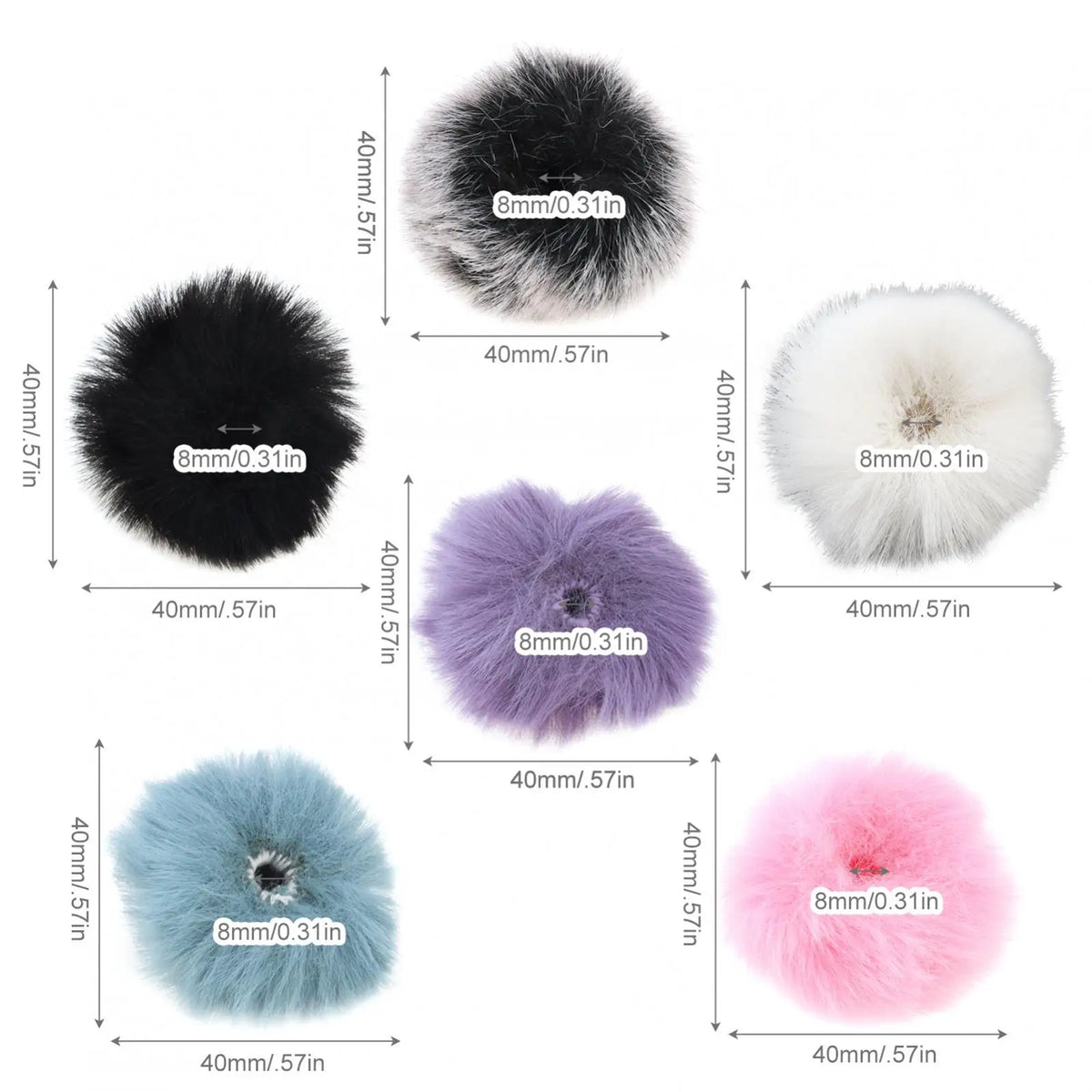 Lavalier Lapel Mic Wind Muff Wind Muff Outdoor Furry Windscreen