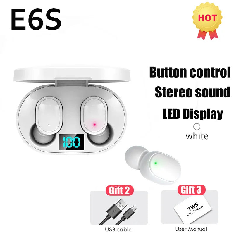 Wireless Bluetooth Headphone Over Ear HIFI Music Stereo Headset Noise Reduction Sport Earphone With Mic For iPhone Huawei Realme