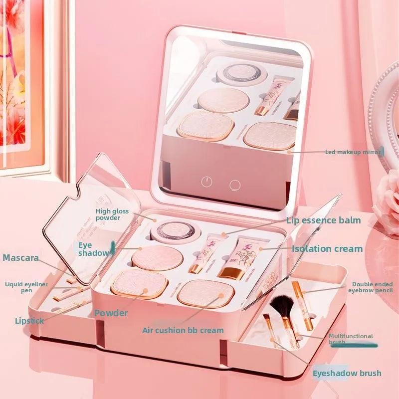12 Piece Beauty Gift Set Makeup Kit All in Full Face Skincare The Ultimate Birthday Or Valentine's Day Surprise for Her