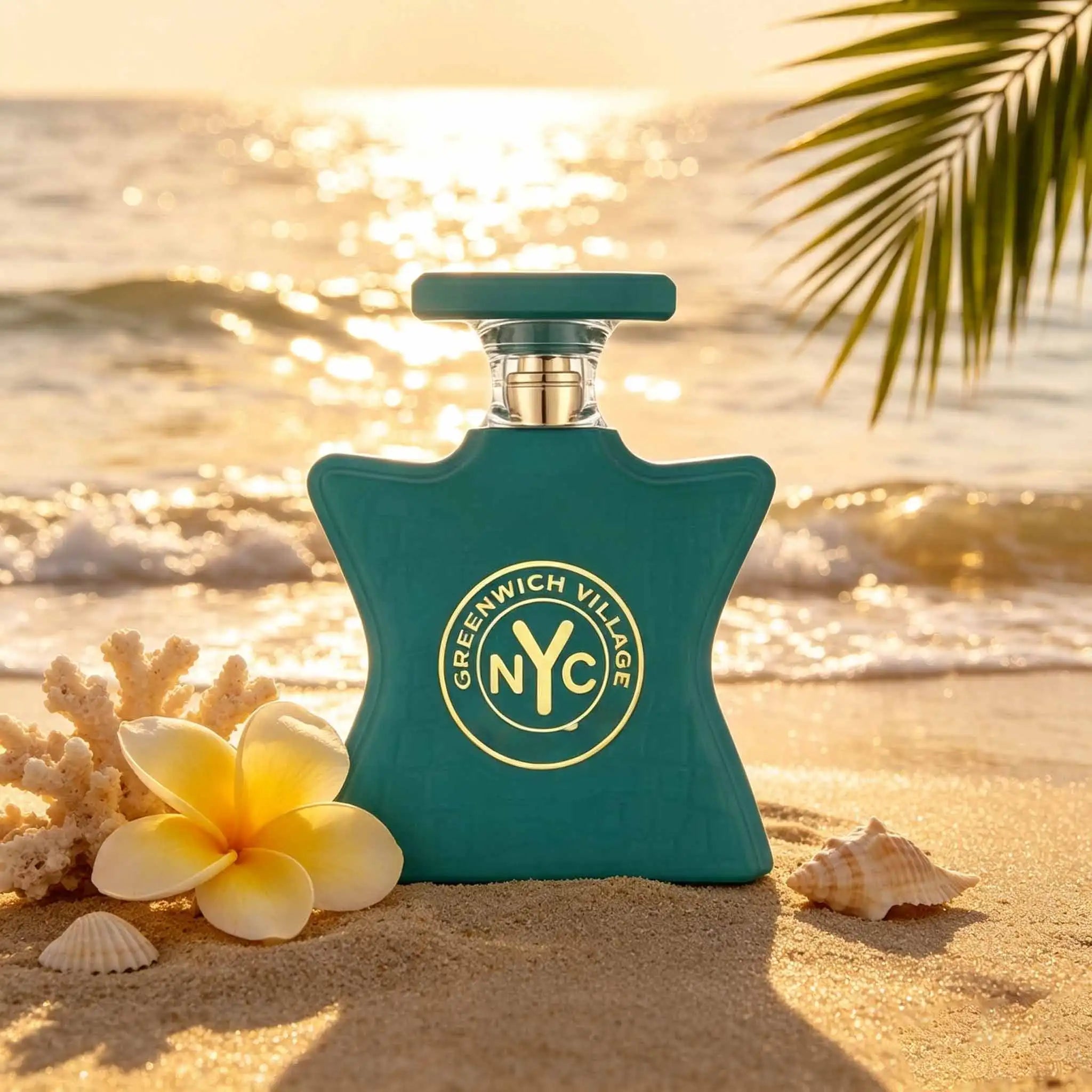 Greenwich Village Bursts With Blackcurrant‑Lychee Fruity Notes, Soft Peony‑Waterlily Floral Heart, Warm Vanilla‑praline Base. Turquoise Bottle Delivers Fresh Amber‑Floral Unisex Fragrance.