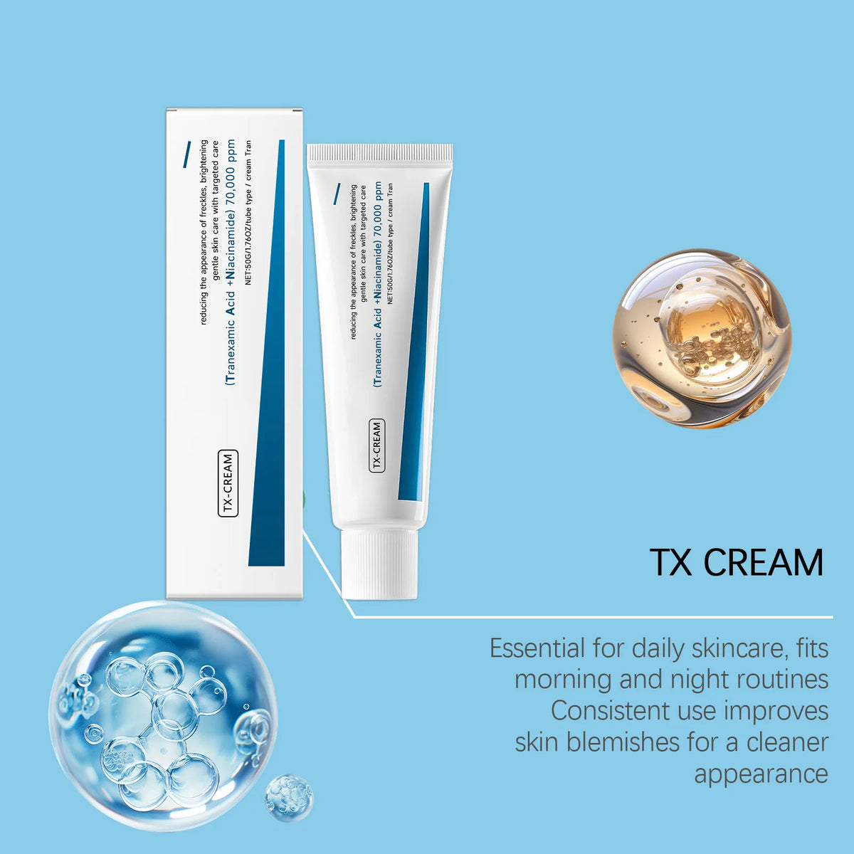 Powerful Spot-Removing Whiten Cream Improve Dull Uneven Skin Tone Fade Skin Blemish Nourishing Facial Gentle Daily Skincare
