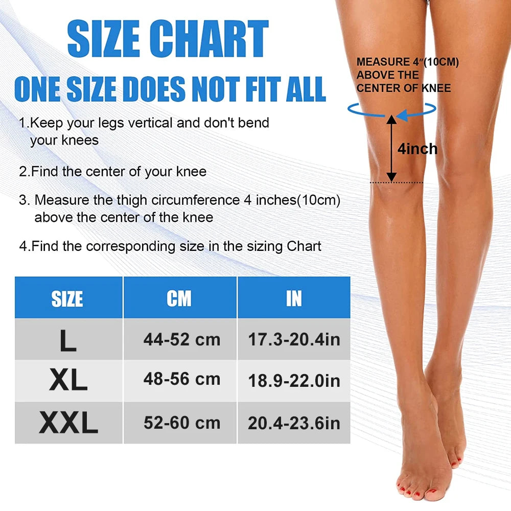 1 Pair Compression Leg Sleeves – Full Length Long Knee UV Protection Sleeves for Outdoor Sports – Cycling, Football, Basketball