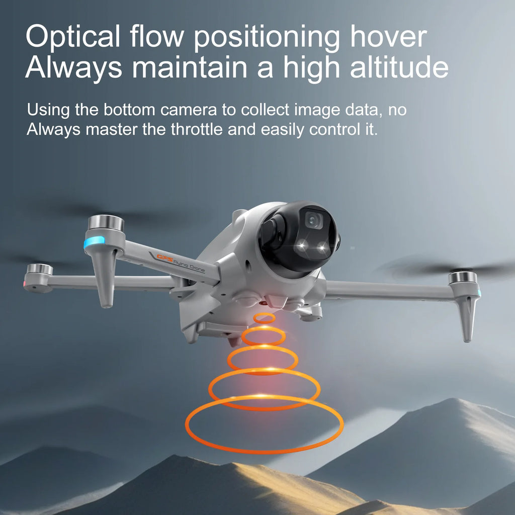 YLRC YL059 RC Drone Airdrop GPS WIFI FPV 180° ESC 4K Dual Camera Smart Follow Obstacle Avoidance Quadcopter 4.5" Screen
