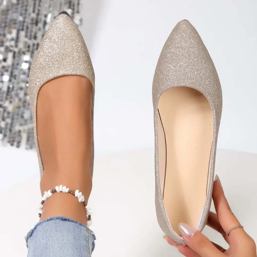 New Arrival Women Pointed Toe Beautiful and Fashion spring autumn Shoes Flat Ballerina Comfortable Casual 2024  Women Shoes