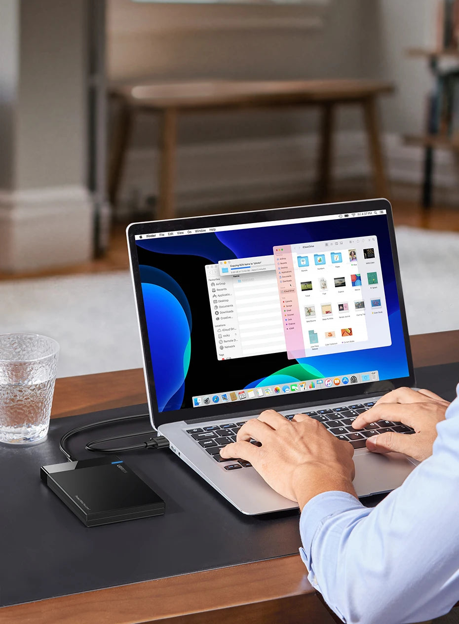 UGREEN HDD Case 2.5" Hard Drive Enclosure USB Type C SATA 5Gbps for SSD HDD 9.5 7mm External Hard Drive Disk Case Support UASP