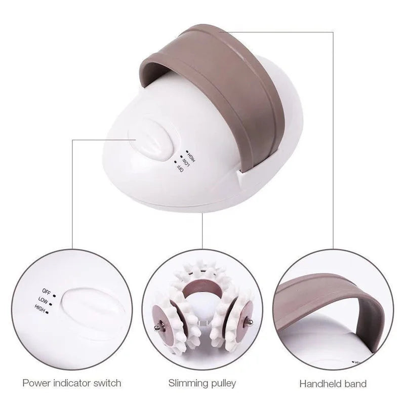 1PC Electric Anti-Cellulite Body Massager with Weight Loss Gear Roller Arm & Leg Massage Device For Slimming And Firming