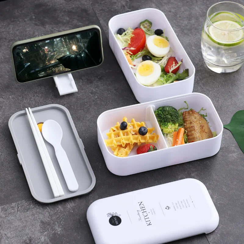 Lunch Box Eco Friendly Food Container Bento Microwave Heated Lunch Box for Kids Health Food Box Lunchbox Meal Prep Containers