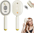Electric Steam Brush with Water Spray Wet Electrics Hairbrush USB-C Charging for Detangling Smoothing Styling & Frizz Control