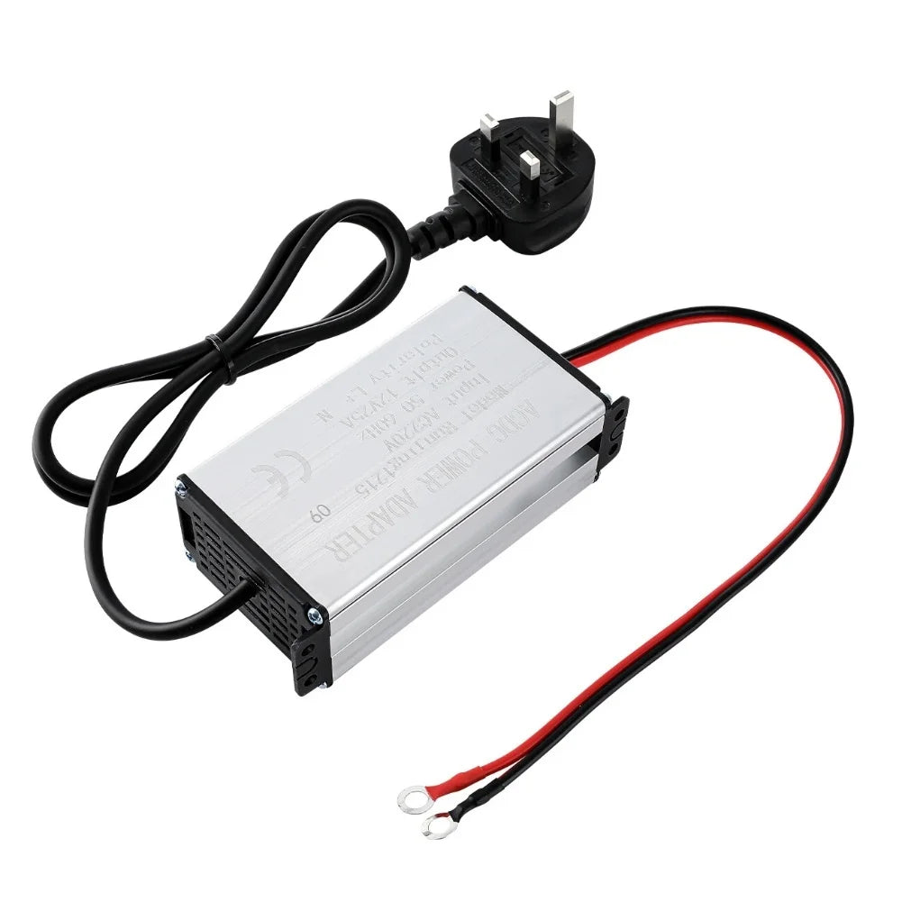 220V/230V to 12V Power Adapter for Diesel Air Heater with For 5KW 8KW Compatibility Suitable for Caravan RV Garage Use