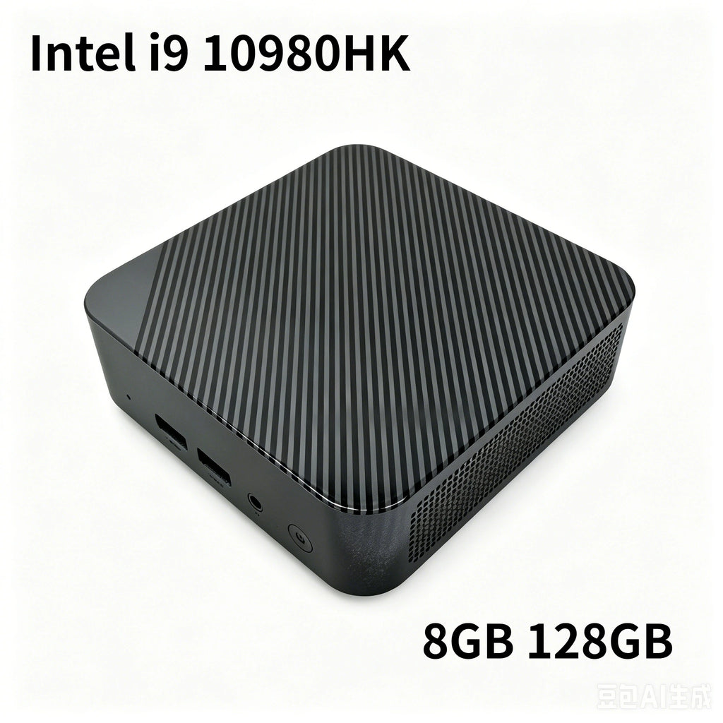 Intel Core i9 10980HK Mini PC 16GB DDR4 512GB M.2 NVMe SSD Triple 4K Output WiFi6 BT5.2 Silent Cooling Office Home Desktop Pro