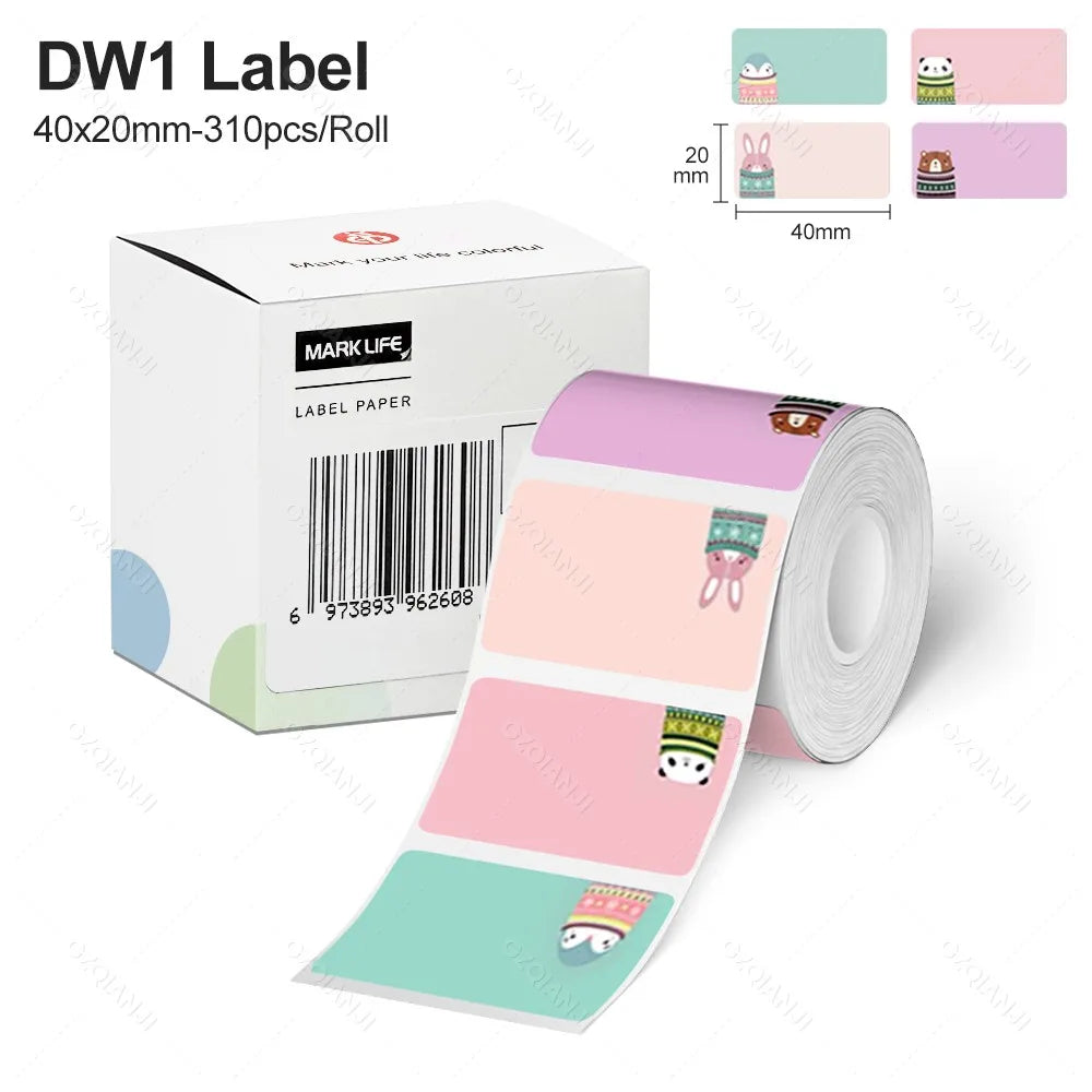 X2 Thermal RFID Label Sticker Adhesive Label Paper Tape 40*30mm 50*30mm for M110 M220 M200 P50 X2 E210 P2 N20 Label Printer