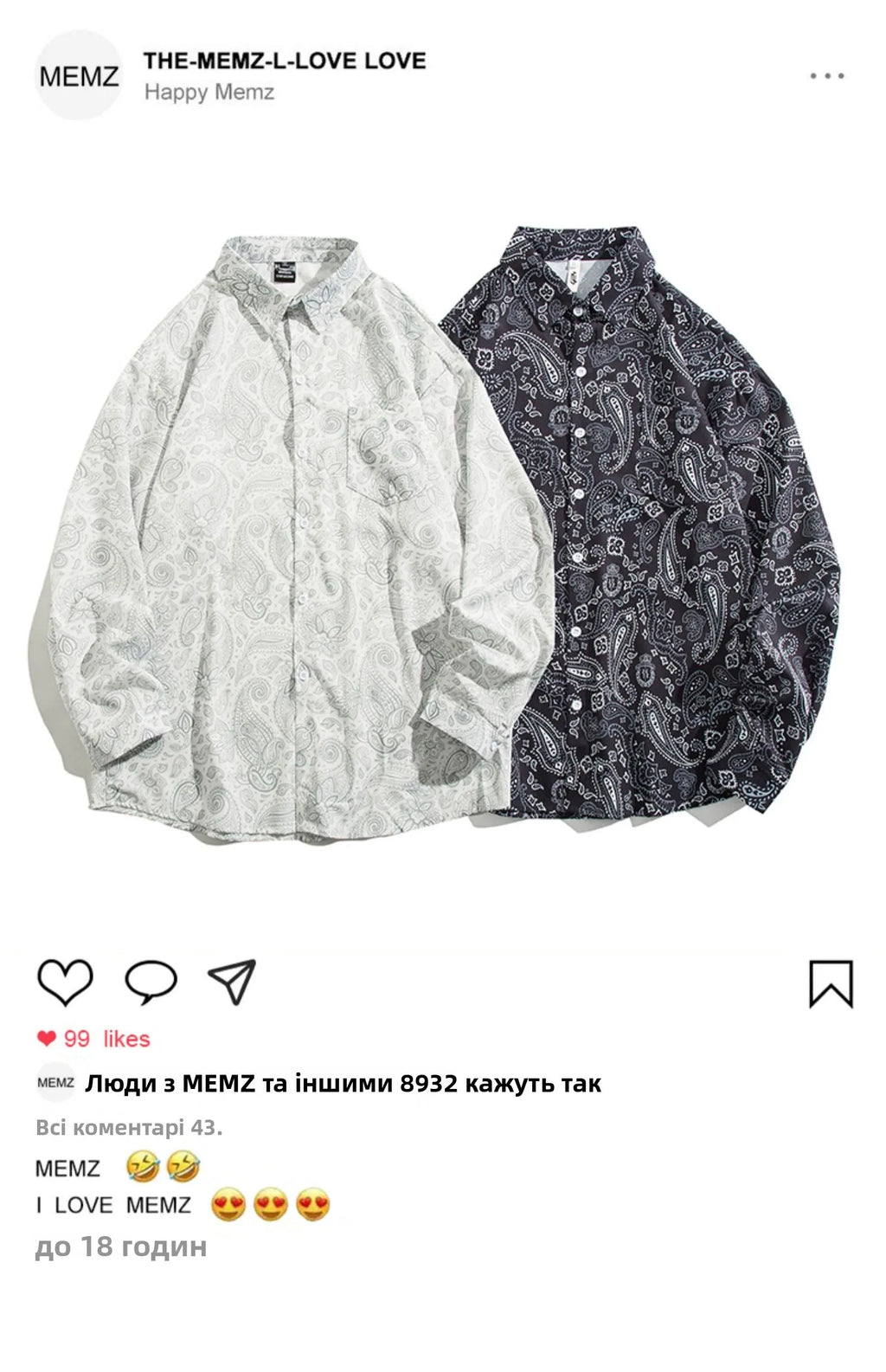 Memz Trendy Long Sve Loose Fit Collared irt for Men with Texture Embroidery Hong Kong Sle Versatile Faionable irt