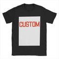 Premium Customized T Shirt Logo Picture Printing 100% Cotton Custom Brand T-Shirt Short Sleeved Print Your Own Design O Neck Tee