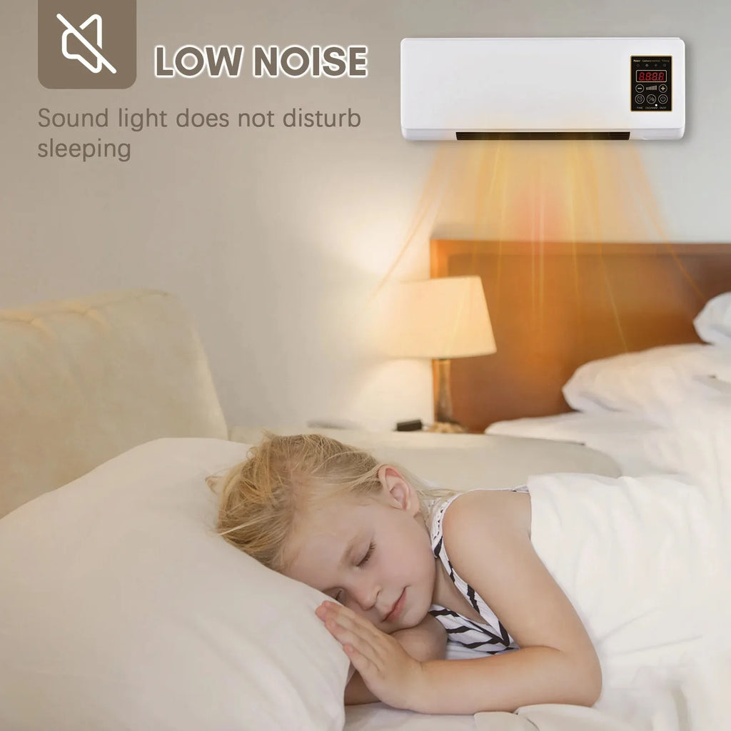 Heater 110V220V, European, Australian and American standards Warm air Wall-mounted electric heater Household bathroom Bedroom
