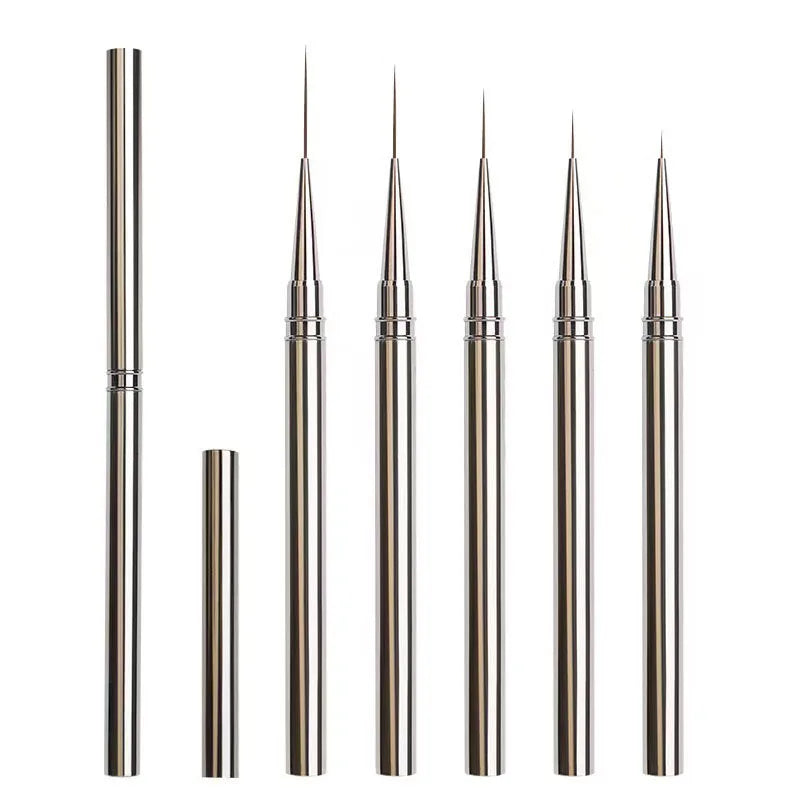 Nails Art Liner Brushes Striping Drawing Elongated Lines Painting 6/9/12/15/18mm Nail Professional Manicure Tool