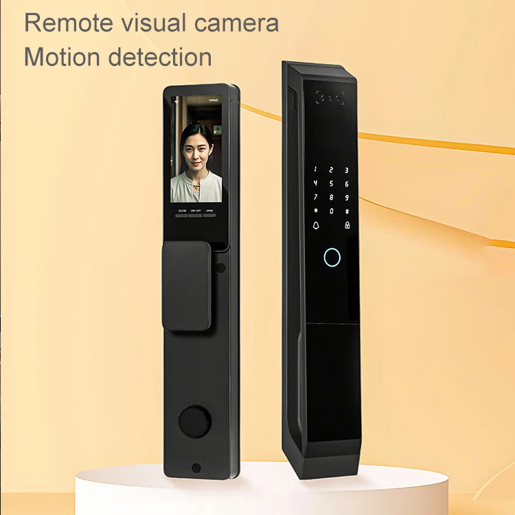WiFi Facial Recognition Video Intercom Fingerprint Door Lock Fully Automatic Anti-theft TTlock 3D Face Smart Locks