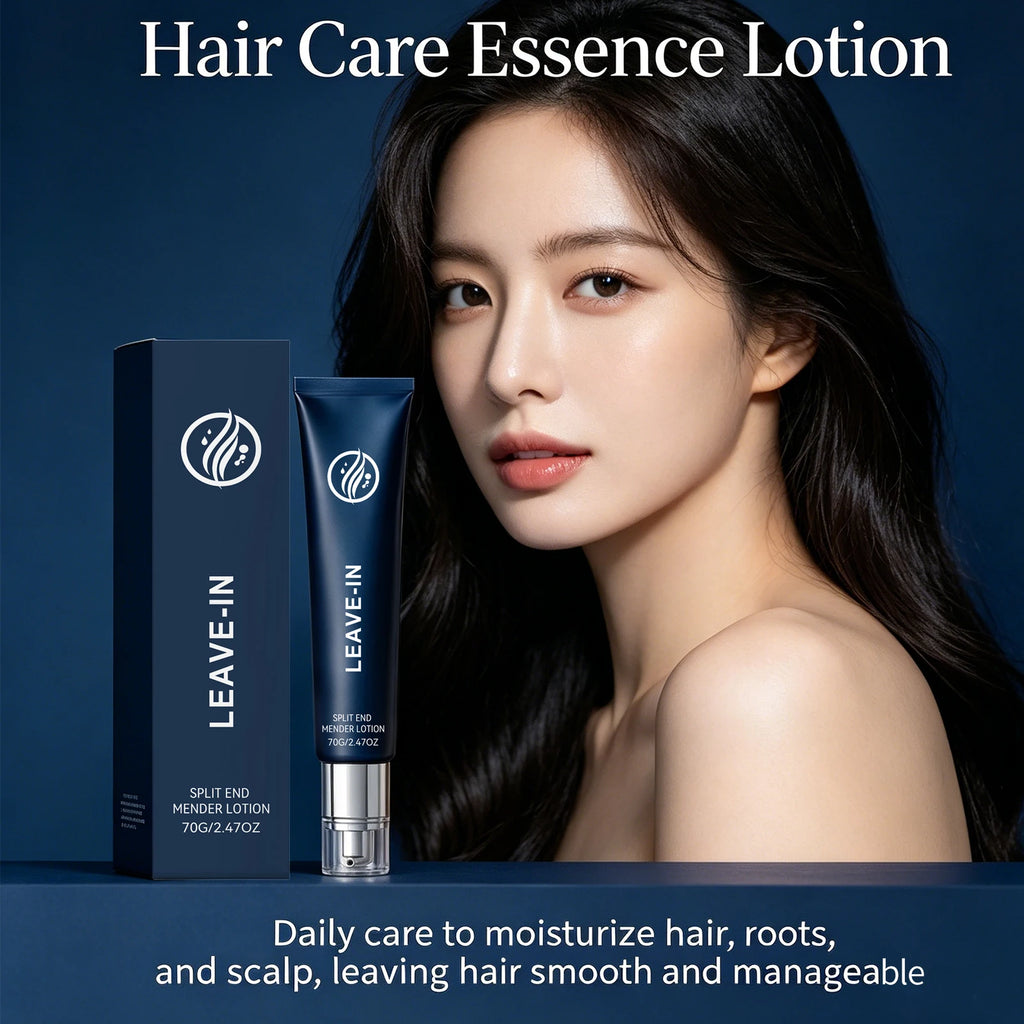Hair Split End Repair Lotion Anti-Frizz Conditioner for Dry Damaged Hair Silky Smooth Moisturizing Hair Split End Mender Lotion