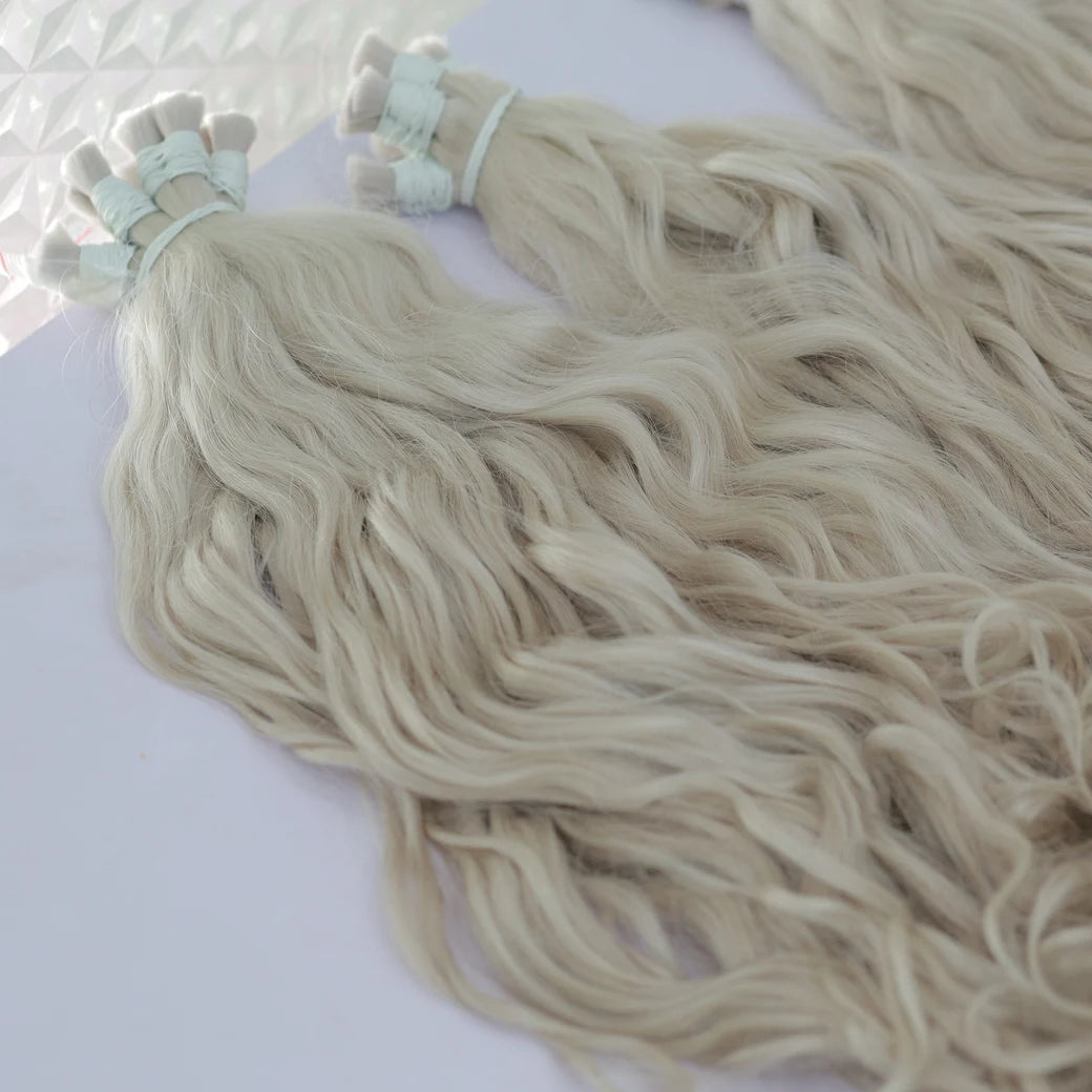 Remy Natural Wavy Hair Extensions Wholesale Bundles Bulk Remy Hair Extensions For Salons