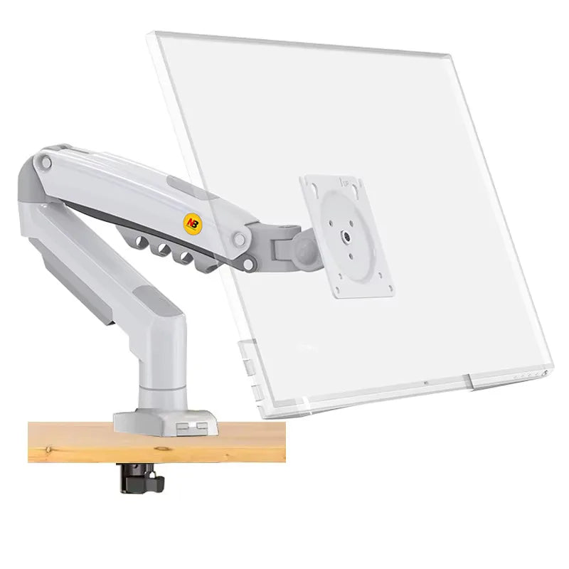 NEW NB F80 2-9kg Popular 17"30" Monitor Screen Desktop Stand Computer Bracket Gas Spring Long Arm Clamp Grommet Hole 360 Rotate