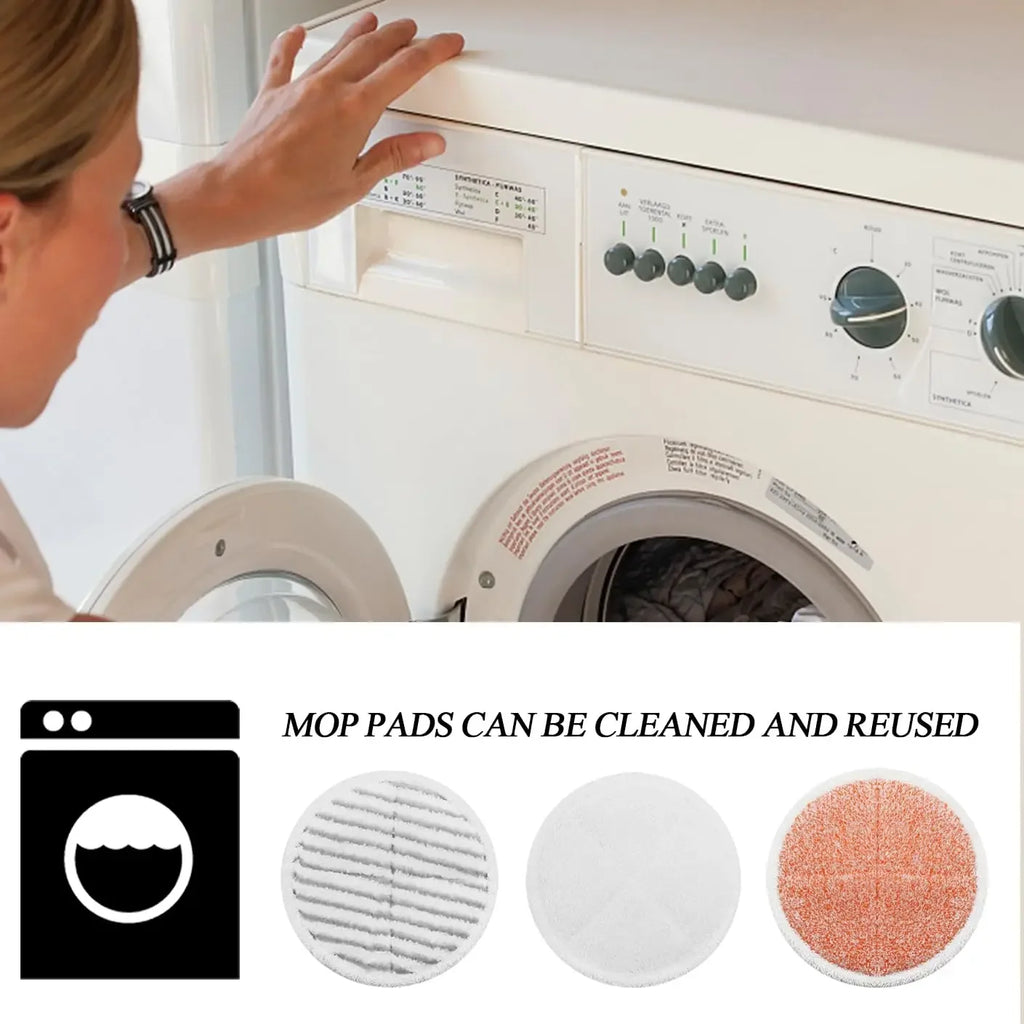 Replacement Mop Pads Fit for Bissell Spinwave 20399 23157 23159 2039A 2124A 20393 2039T 2039W 20391 20395 2307 2315A