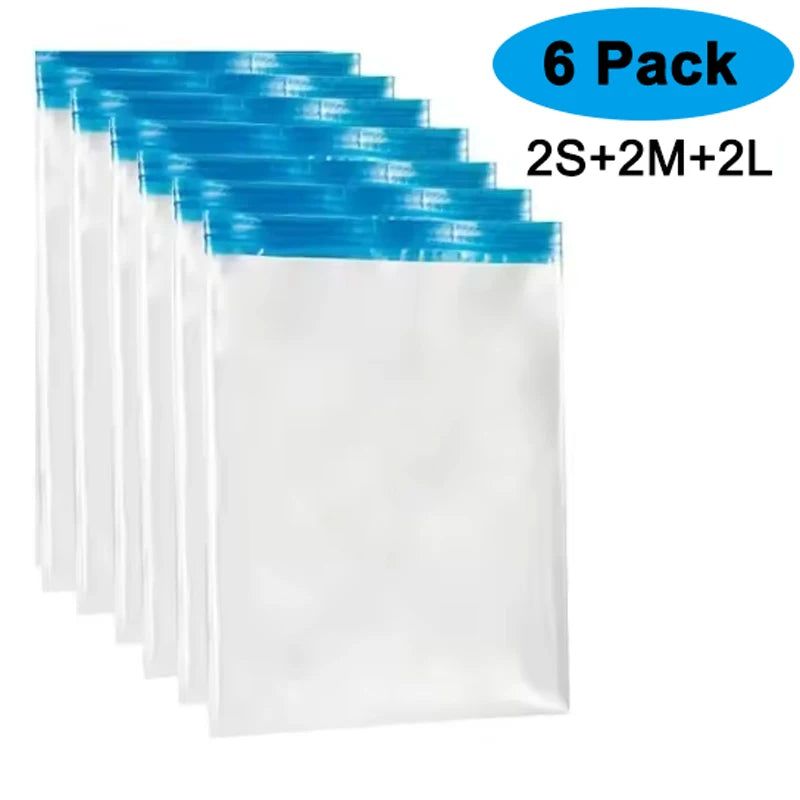 Travel Compression Bags, Roll Up Travel Space Saver Bags for Luggage, Cruise Ship Essentials Cothes, Folding Compressed Bag