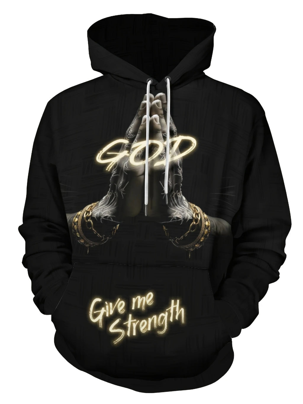 Man Hoodie Jesus Print Sweatshirts Long Sleeve Fall Spring Hoodies Casual Pullover Outdoor Oversized Tops Childs Men's Clothing