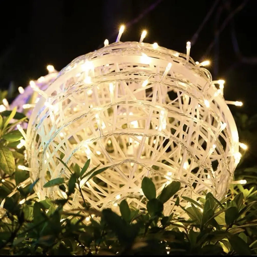 New 20CM Hanging Light LED Light Multiple Colors Rattan Ball LED Fairy Light String Tree