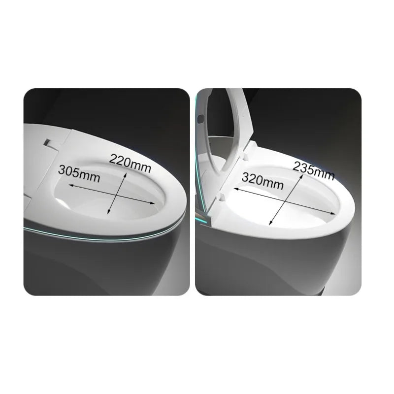 Egg-shaped smart toilet seat, fully automatic integrated household waterless pressure toilet, very practical