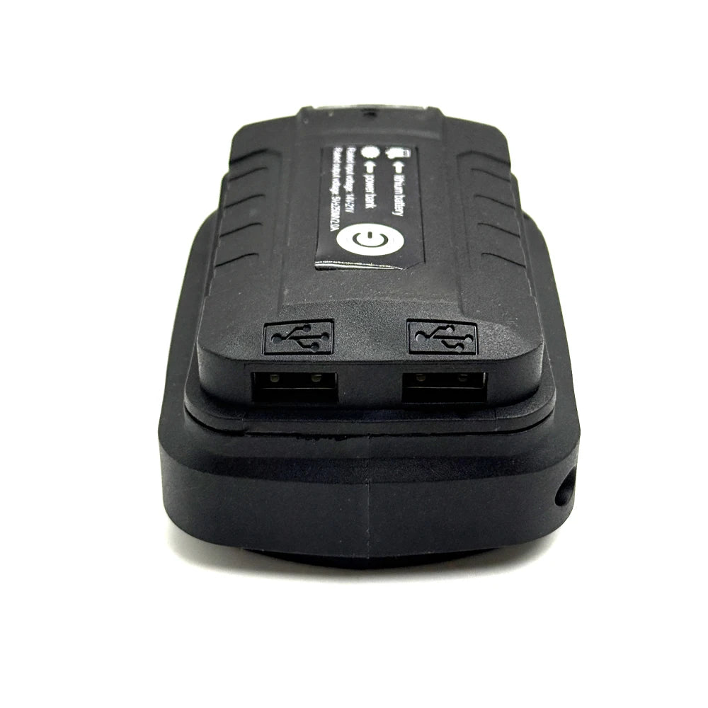 Adapter LED Lights Flashlight USB Mobile Phone Charger For Makita 18V Li-ion Battery BL1830 BL1815 Power Bank